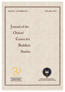 this PDF file - Journal of the Oxford Centre for Buddhist