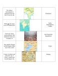 The Indian subcontinent is separated from the rest of Asia by the