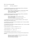 PHIL 103: Logic and Reasoning QRII Homework #3 Due Monday