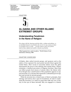 al-qaida and other islamic extremist groups