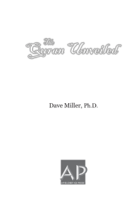 Dave Miller, Ph.D. - Apologetics Press