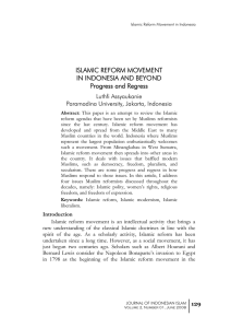 Print this article - journal of indonesian islam