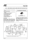 TDA7295 - STMicroelectronics