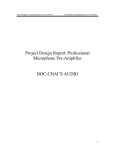 Preliminary Design Report