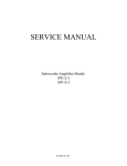 service manual - Audio Lab of Ga