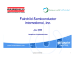 Fairchild Semiconductor International, Inc.
