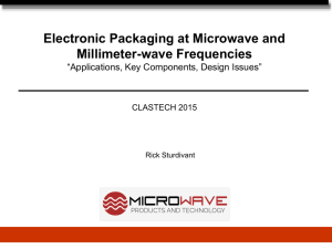 Electronic Packaging at Microwave and Millimeter