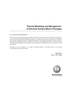 Thermal Modeling and Management of Discrete Surface