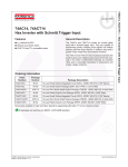 74AC14, 74ACT14 Hex Inverter with Schmitt Trigger Input