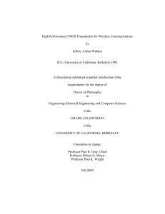 High Performance CMOS Transmitters for