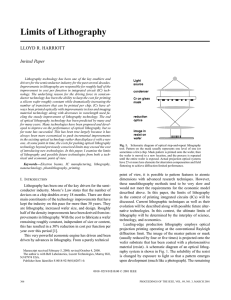 Limits of lithography - Proceedings of the IEEE