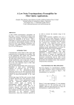 A Low Noise Transimpedance Preamplifier for Fiber Optics