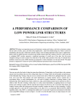 a performance comparison of low power lfsr structures