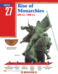 Chapter 27: Rise of Monarchies - Bellbrook
