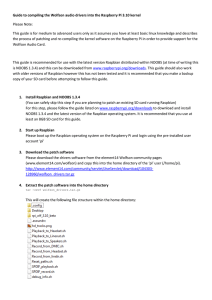 Building the Wolfson Audio drivers into the kernel on