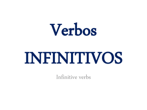 Verbos INFINITIVOS