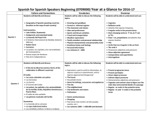 Spanish for Spanish Speakers Beginning (0709000) Year at a