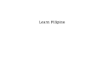Learn Filipino - Learn Tagalog