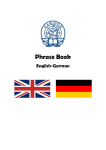 Phrase book English-German