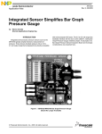 AN1304 Integrated Sensor Simplifies Bar Graph Pressure