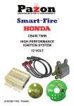 Smart-Fire Honda CB450 Twin 12 Volt
