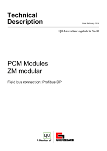 Technical Description PCM Modules ZM modular
