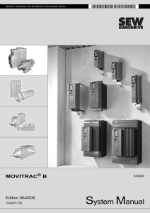 MOVITRAC® B / System Manuals / 2006-06