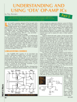 May 2003 Ray Marston - Understanding And Using OTA OP