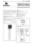 Temperature sensor ic LM35CZ and LM35DZ