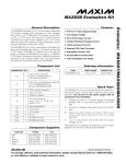 Evaluation Kit for the MAX687, MAX688, MAX689