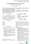 Understanding of IC555 Timer and IC 555 Timer Tester