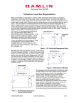 Inductive Load Arc Suppression