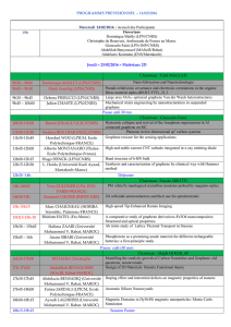 Nano-TN 2016 Program