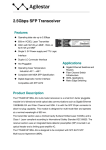 2.5Gbps SFP Transceiver