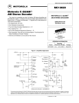 MC13020 Motorola C-QUAM® AM Stereo Decoder
