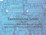 Electronics for Artists Electronics for Artists