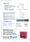 WR2000 Series Conventional Manual Call Points