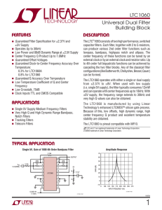 LTC1060 - Linear Technology