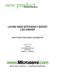 lx1992 high efficiency boost led driver
