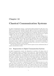 Classical Communication Systems