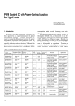 PWM Control IC with Power-Saving Function for Light