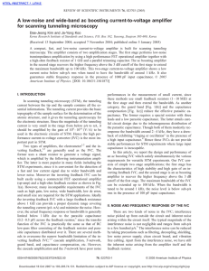 A low-noise and wide-band ac boosting current-to-voltage