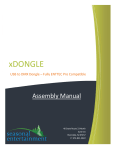 Dongle Assembly Manual - Seasonal Entertainment