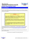 SoloP Step-by-Step Instructions