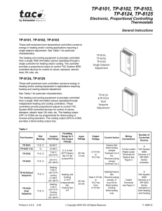 TP-8101, TP-8102, TP-8103, TP-8124, TP-8125