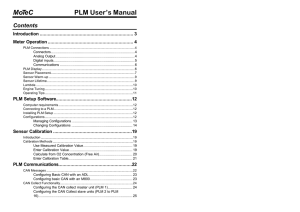 PLM Manual