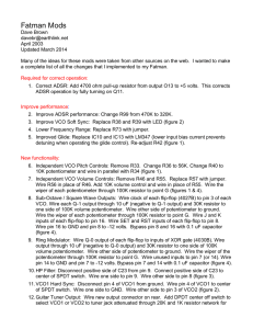 PAiA Fatman modification documentation