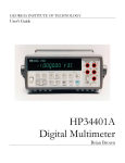 HP 34401A Multimeter