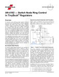 — Switch Node Ring Control AN-4162 in TinyBuck Regulators