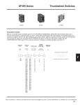 SF/SR Series Thumbwheel Switches